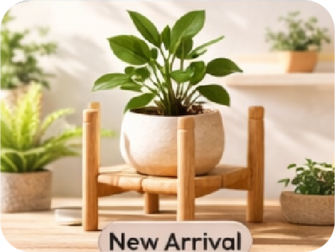 Bamboo Plant Stand