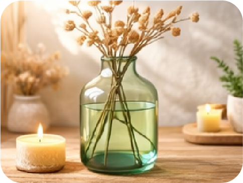 Recycled Glass Vase
