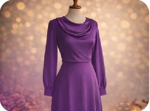 Silk Midi Dress