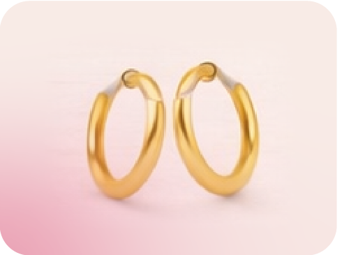 Gold Hoop Earrings