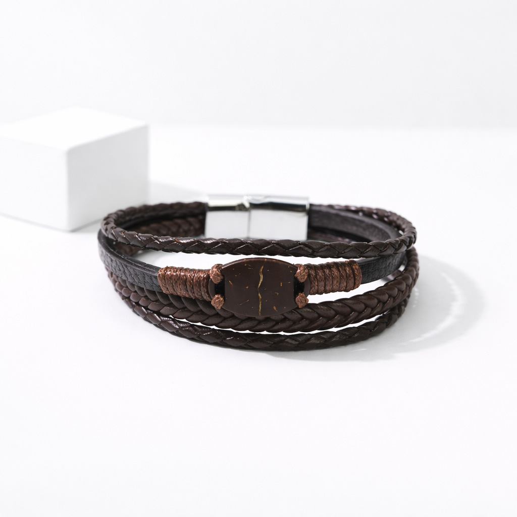WiCard Titan Brown NFC Bracelet