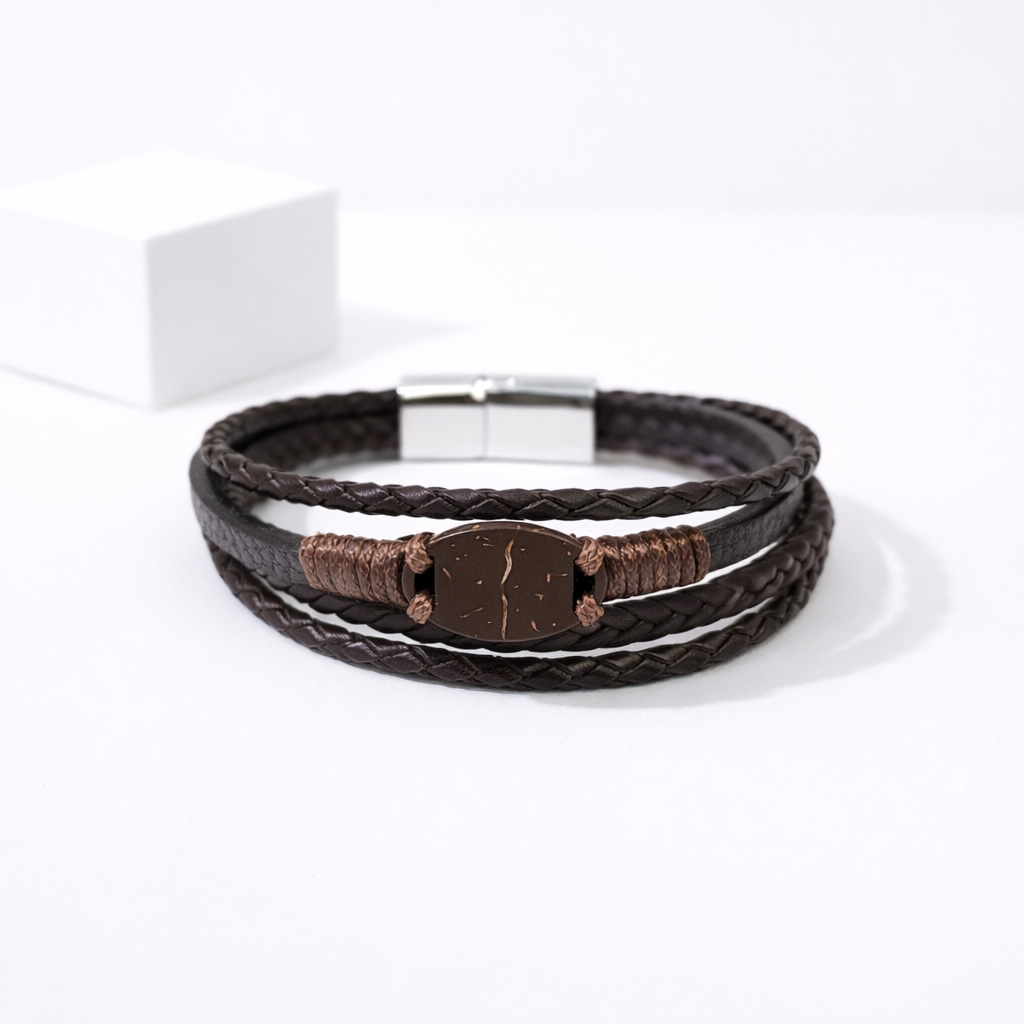 WiCard Executive Brown NFC Bracelet