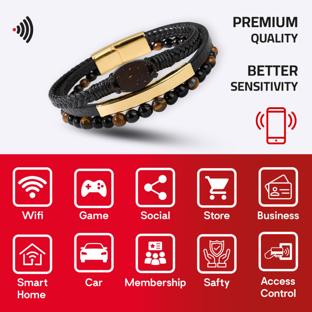 WiCard Royal Accent NFC Bracelet