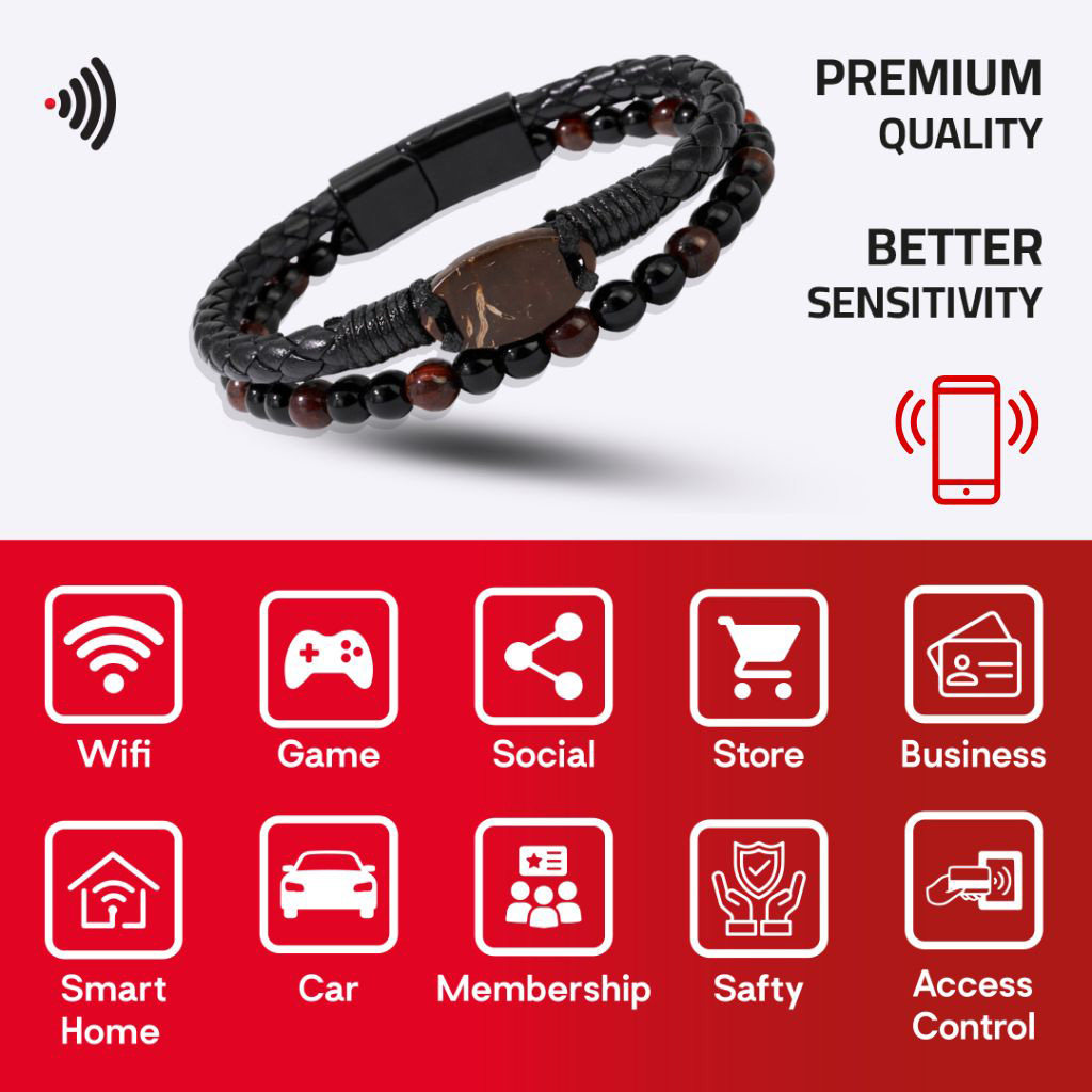 WiCard Modern Edge NFC Bracelet