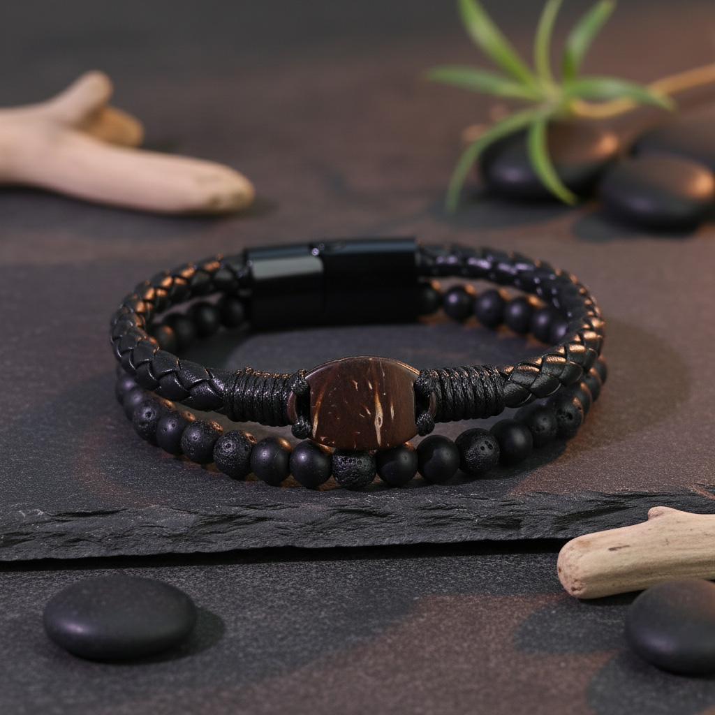 WiCard Heritage Brown NFC Bracelet