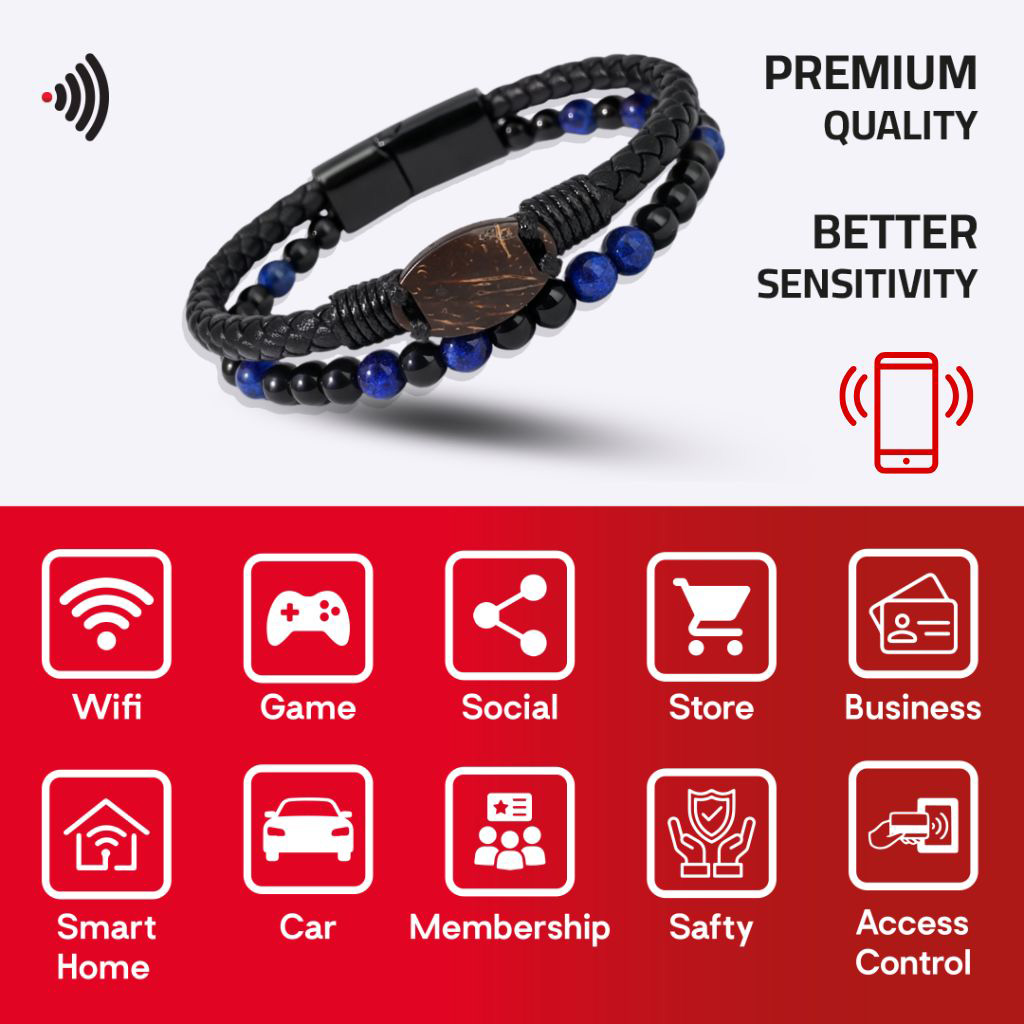 WiCard Blue Horizon NFC Bracelet