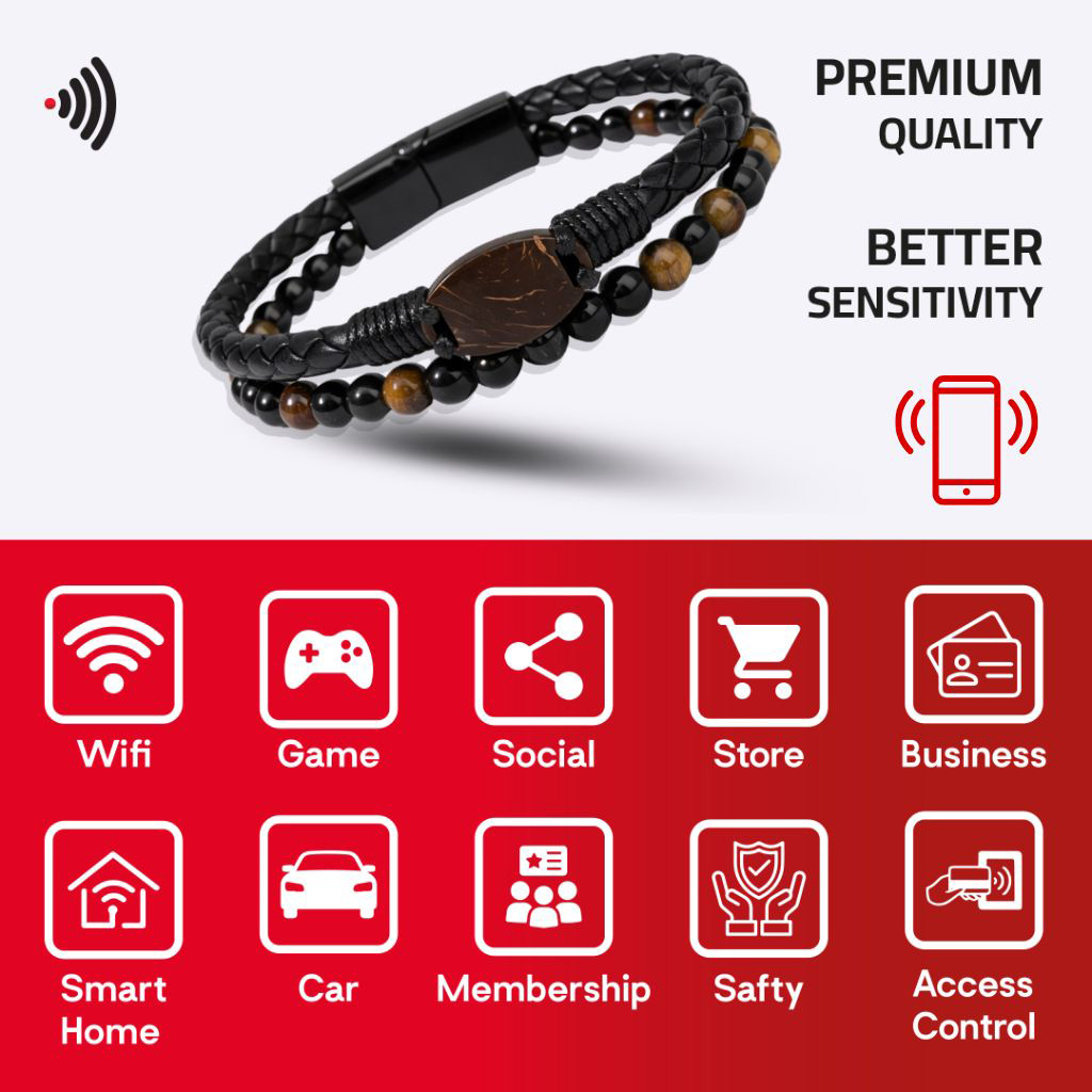 WiCard Night Gold NFC Bracelet