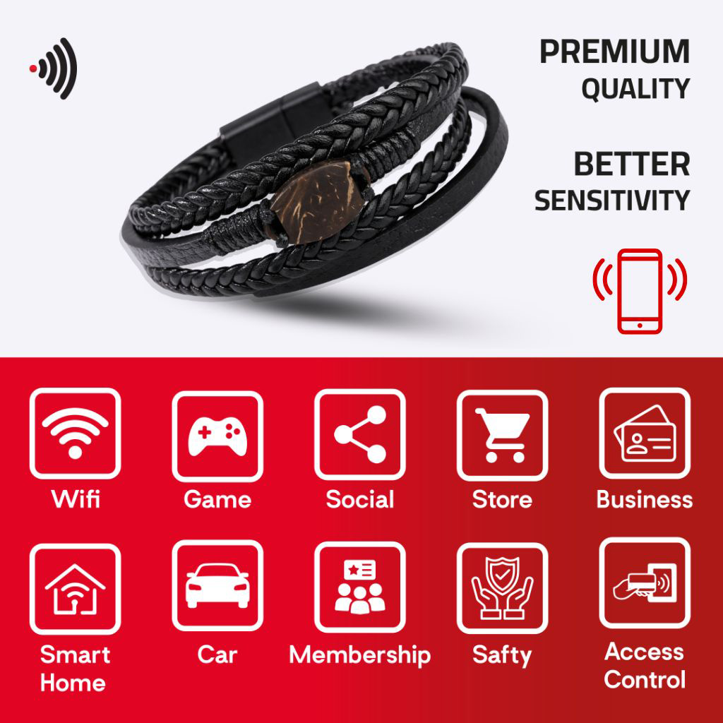 WiCard Stealth Wrap NFC Bracelet