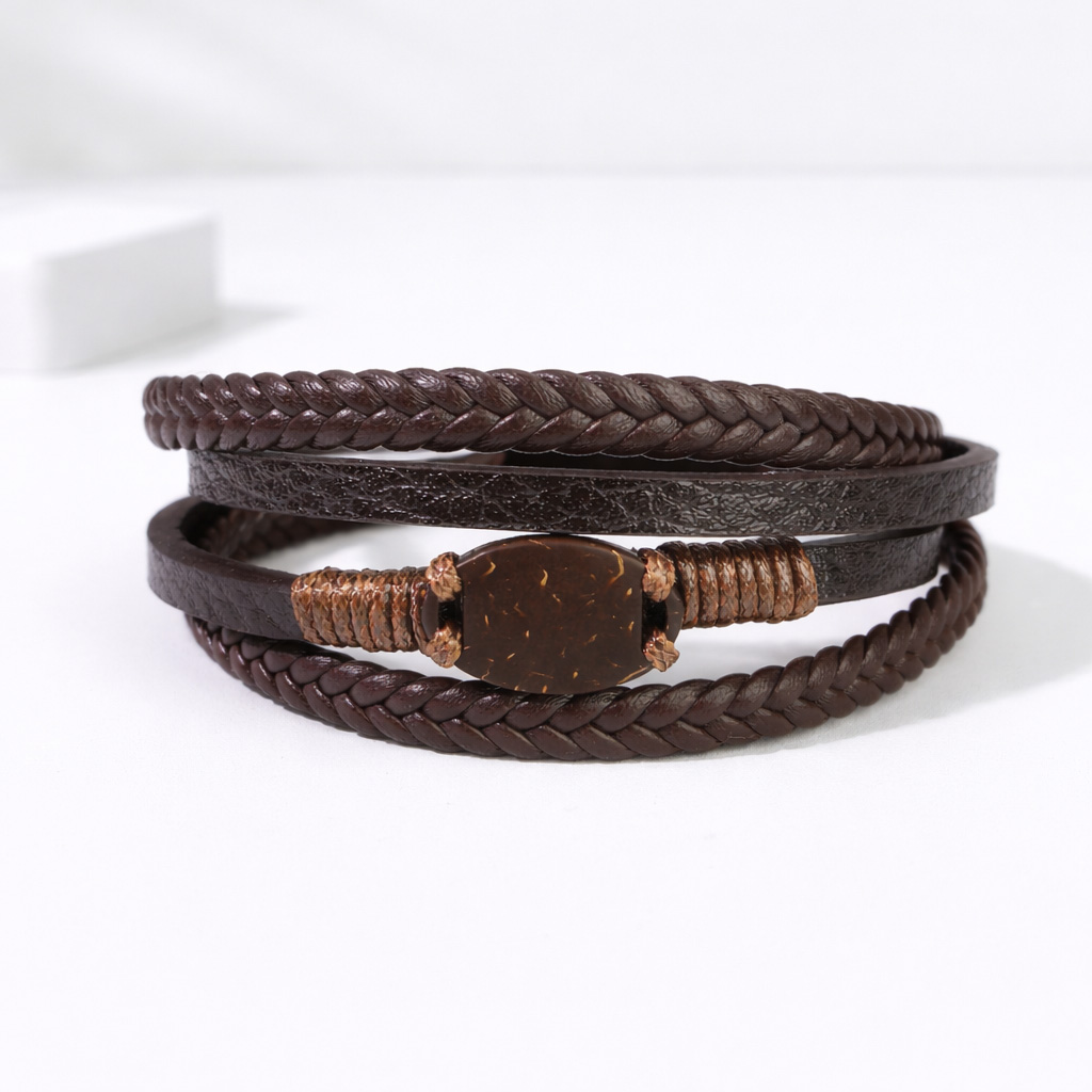 WiCard Vintage Brown NFC Bracelet