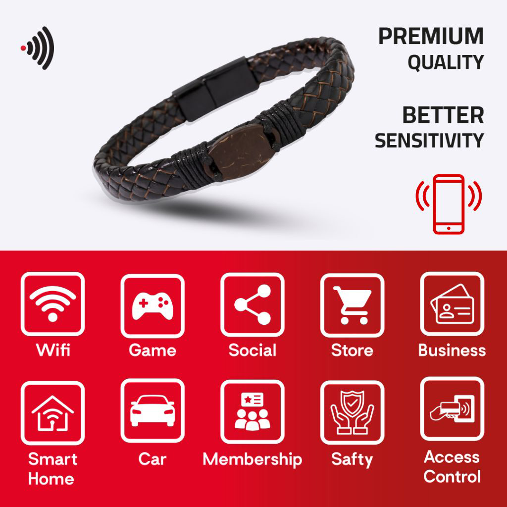 WiCard Dark Fusion NFC Bracelet