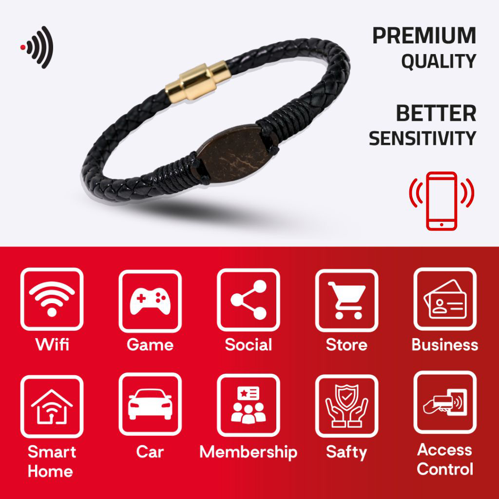 WiCard Dual Tone NFC Bracelet
