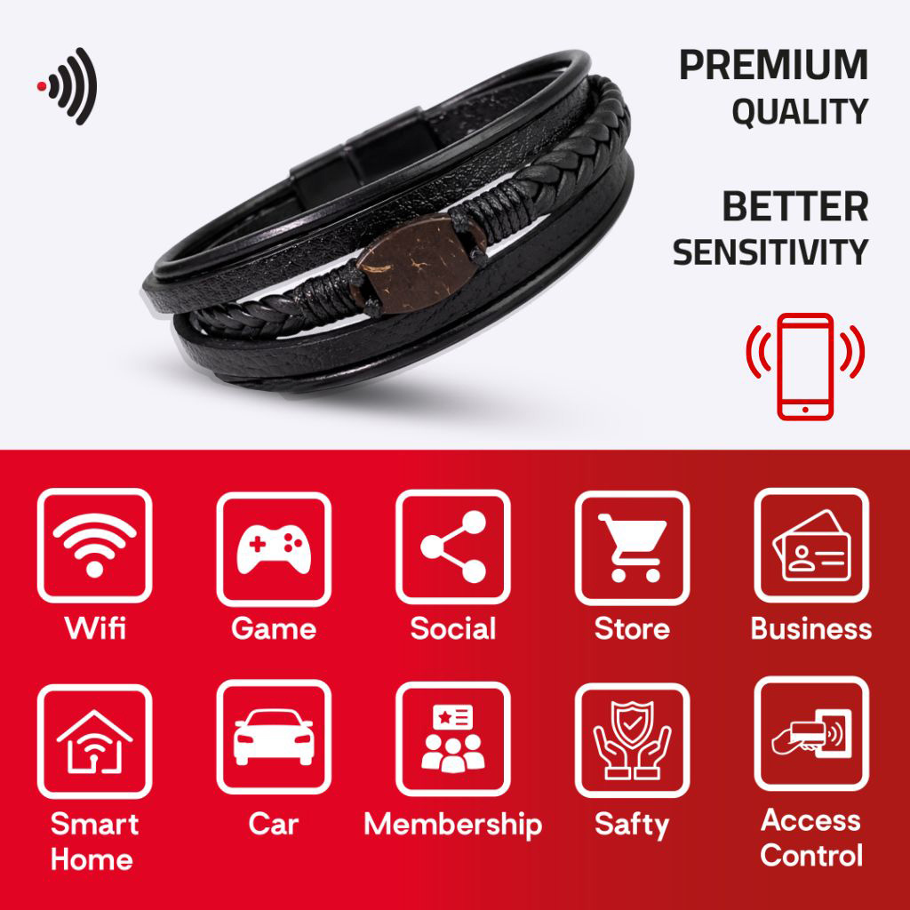 WiCard Midnight Layer NFC Bracelet