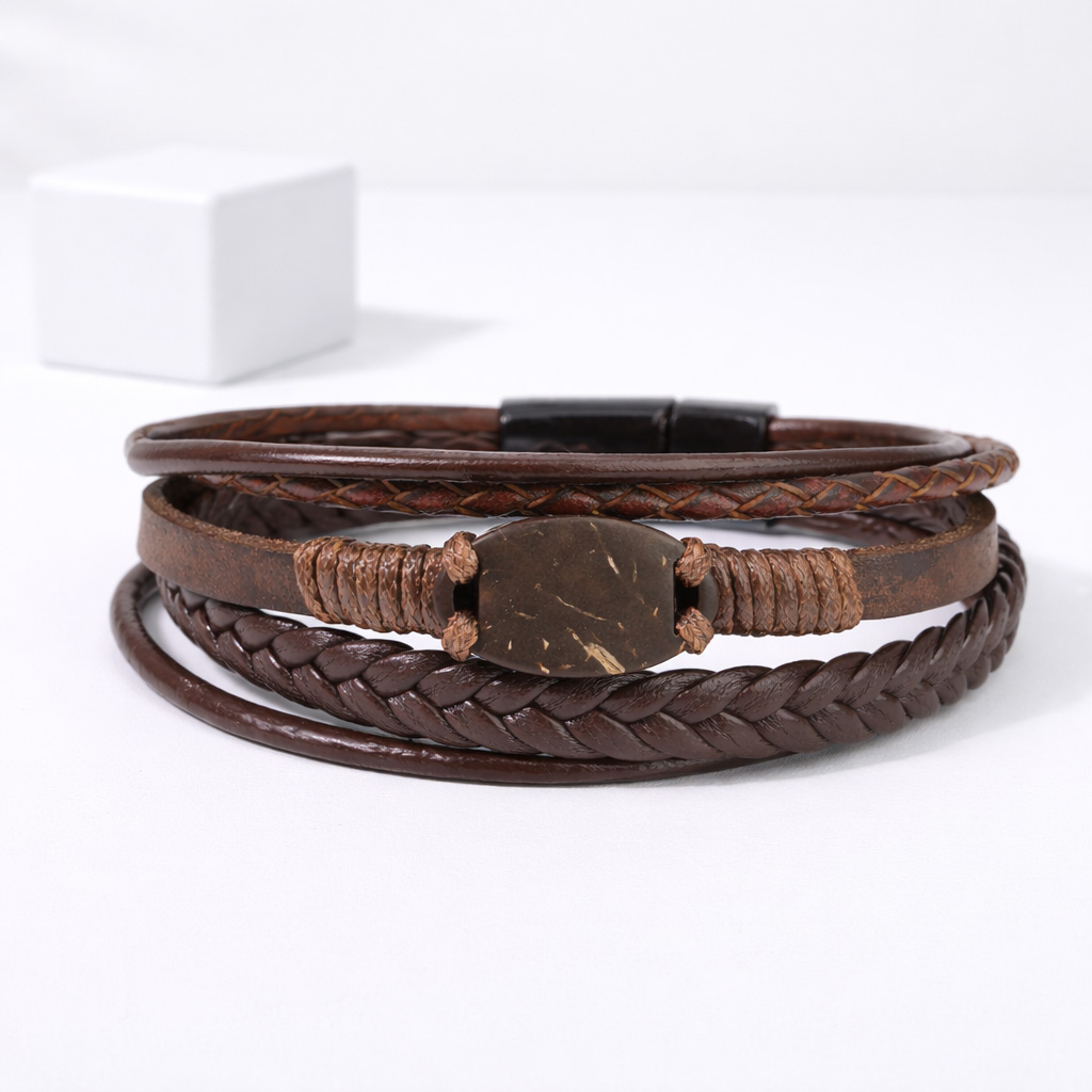 WiCard Brown Fusion NFC Bracelet