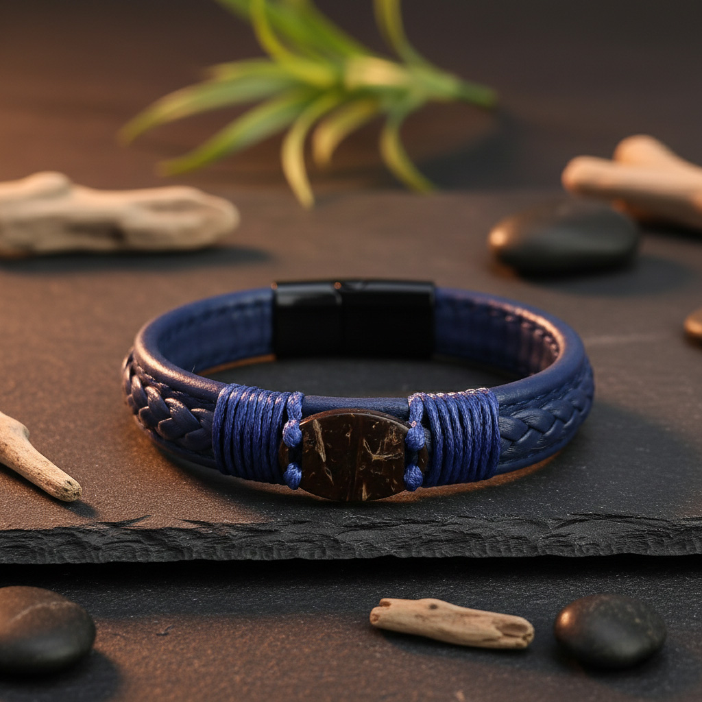 WiCard Royal Blue Slim NFC Bracelet