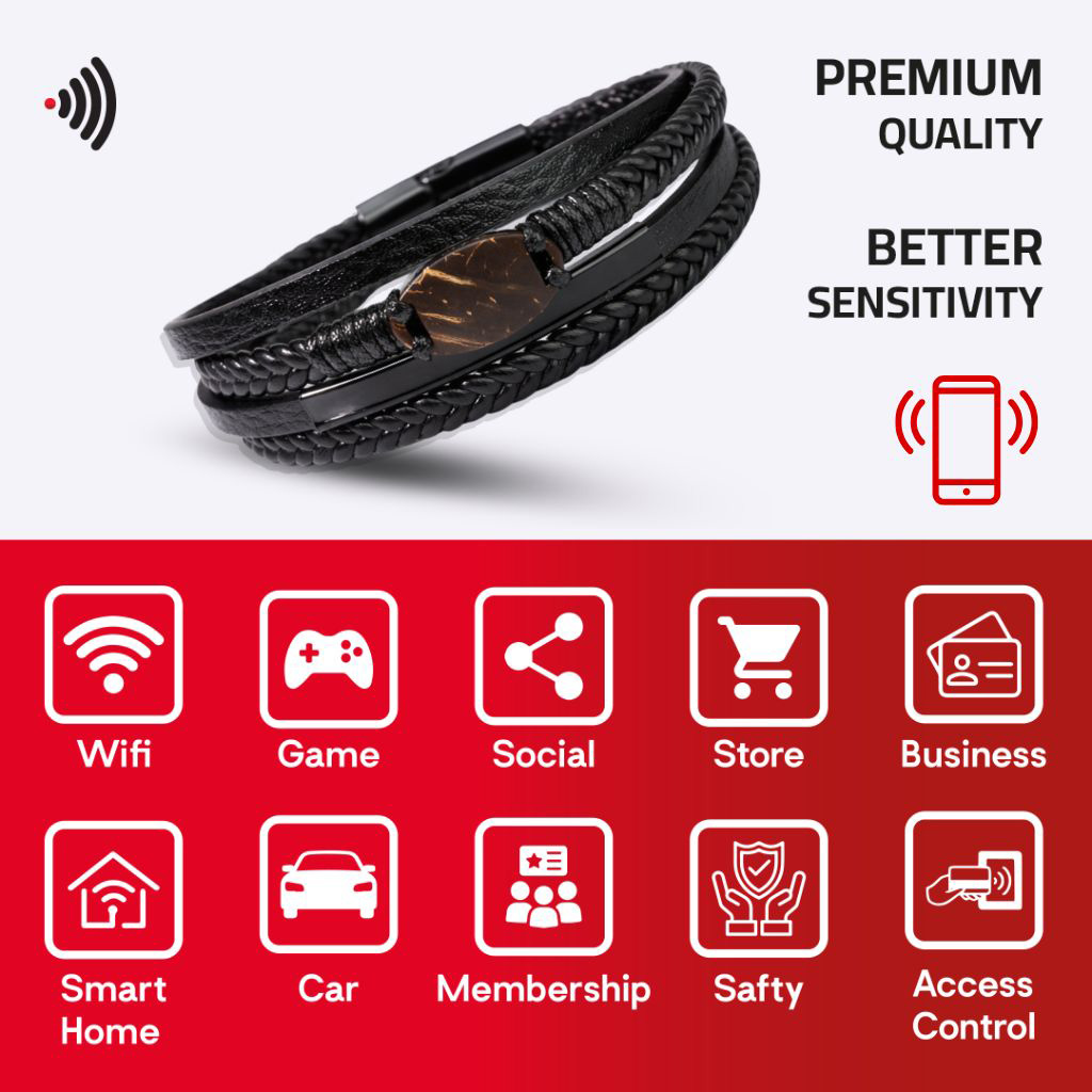 WiCard Dark Executive NFC Bracelet