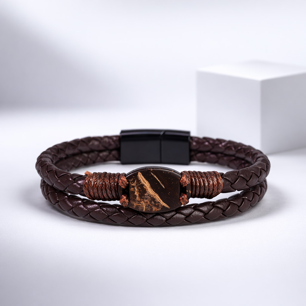 WiCard Brown Elite NFC Bracelet