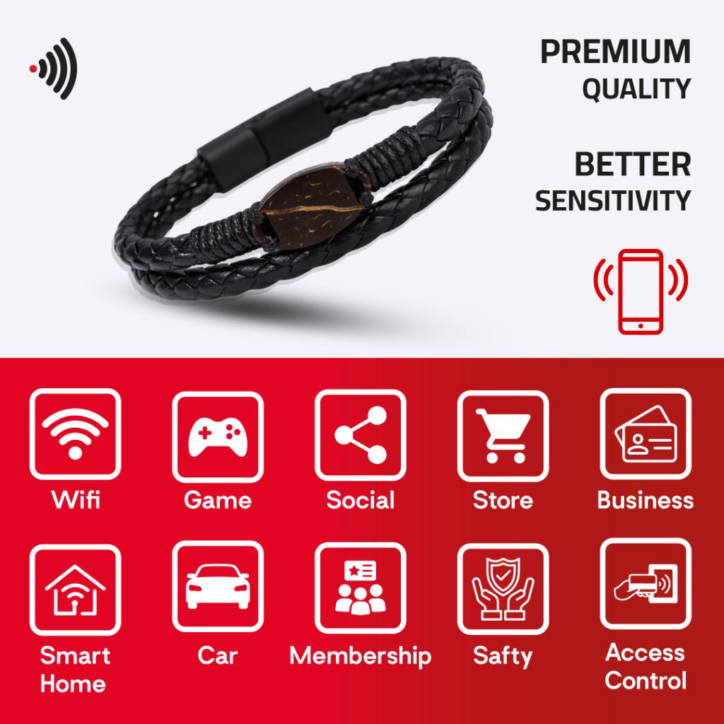 WiCard Classic Shadow NFC Bracelet