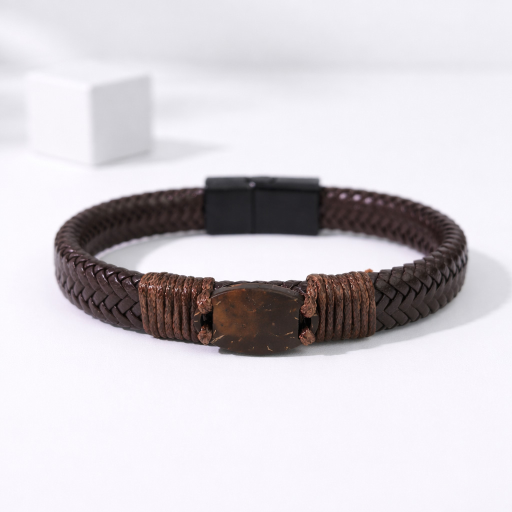 WiCard Urban Brown Slim NFC Bracelet