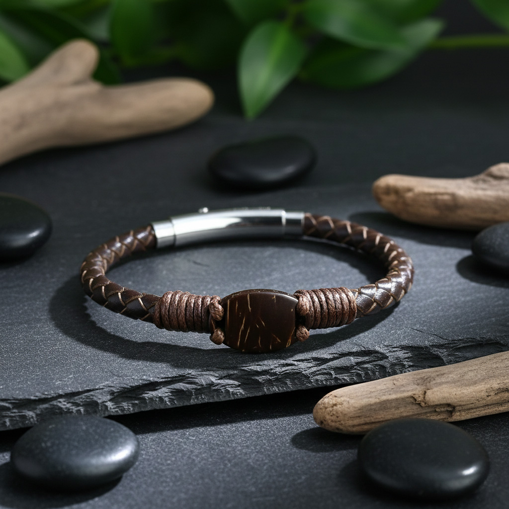 WiCard Brown Stone NFC Bracelet