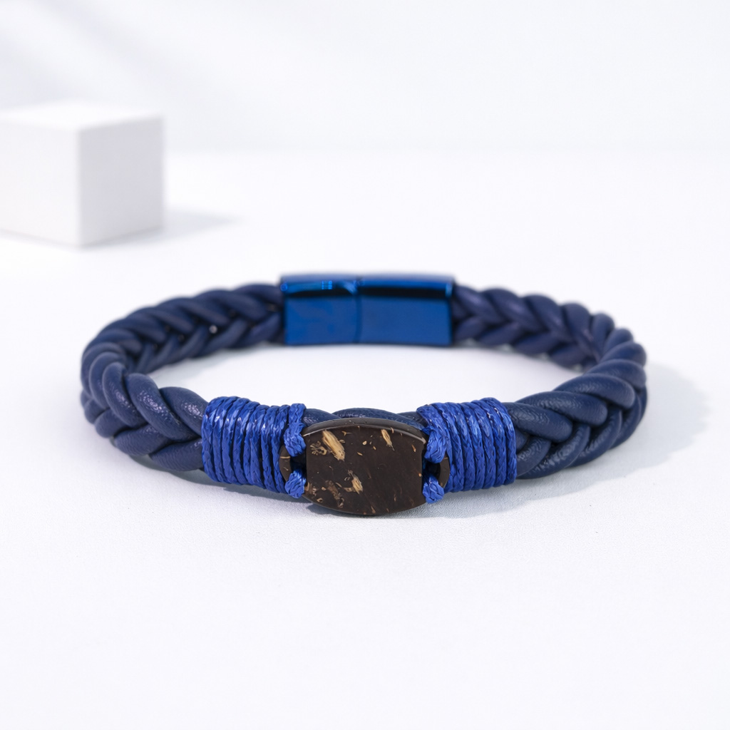 WiCard Royal Blue Bead NFC Bracelet