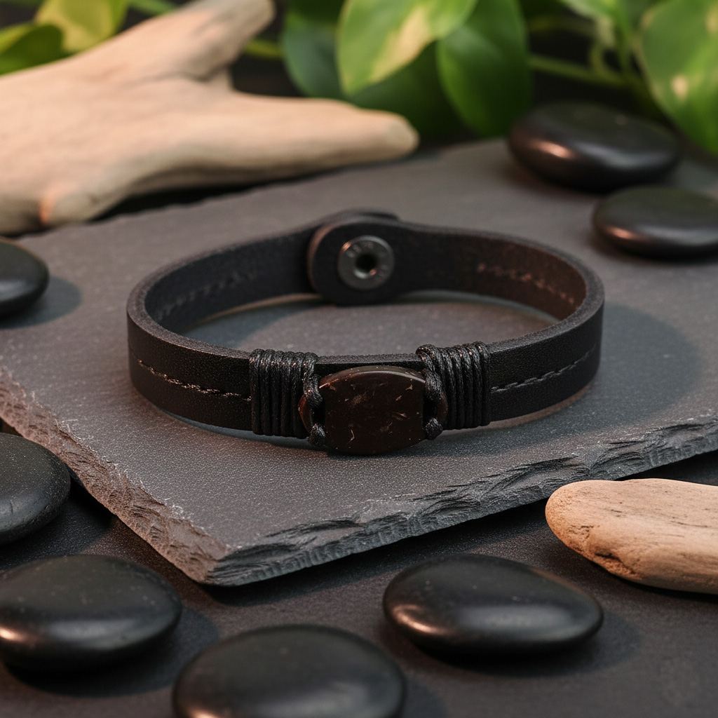 WiCard Black Stripe NFC Bracelet