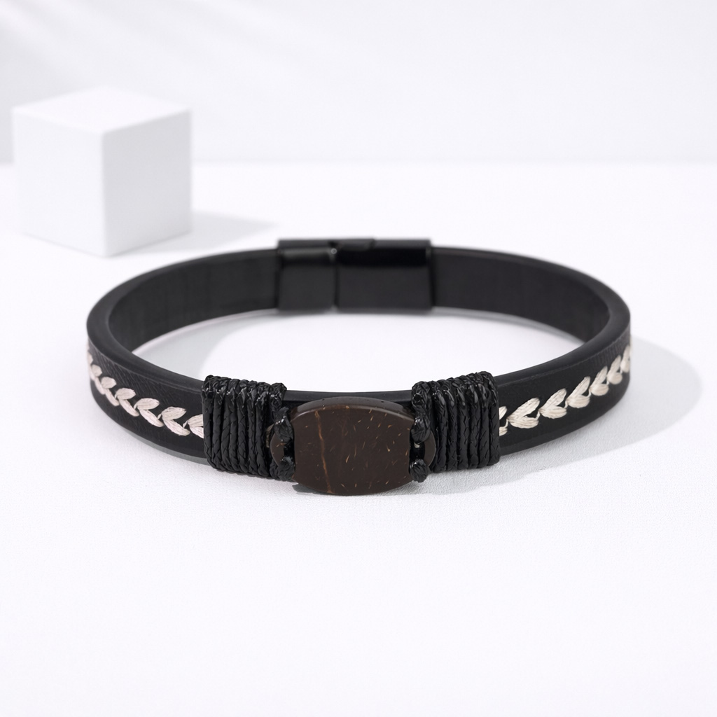 WiCard Black Steel Edge NFC Bracelet