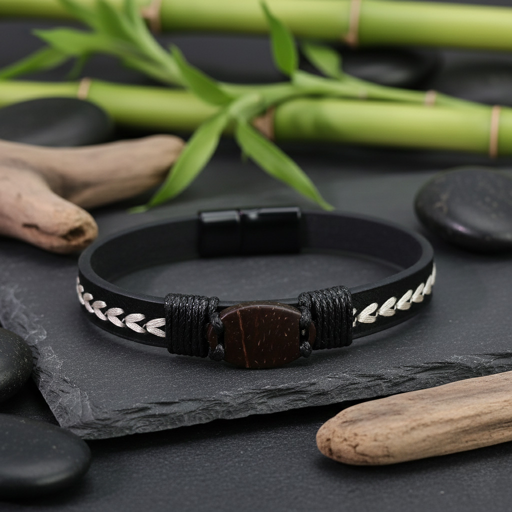 WiCard Black Steel Edge NFC Bracelet