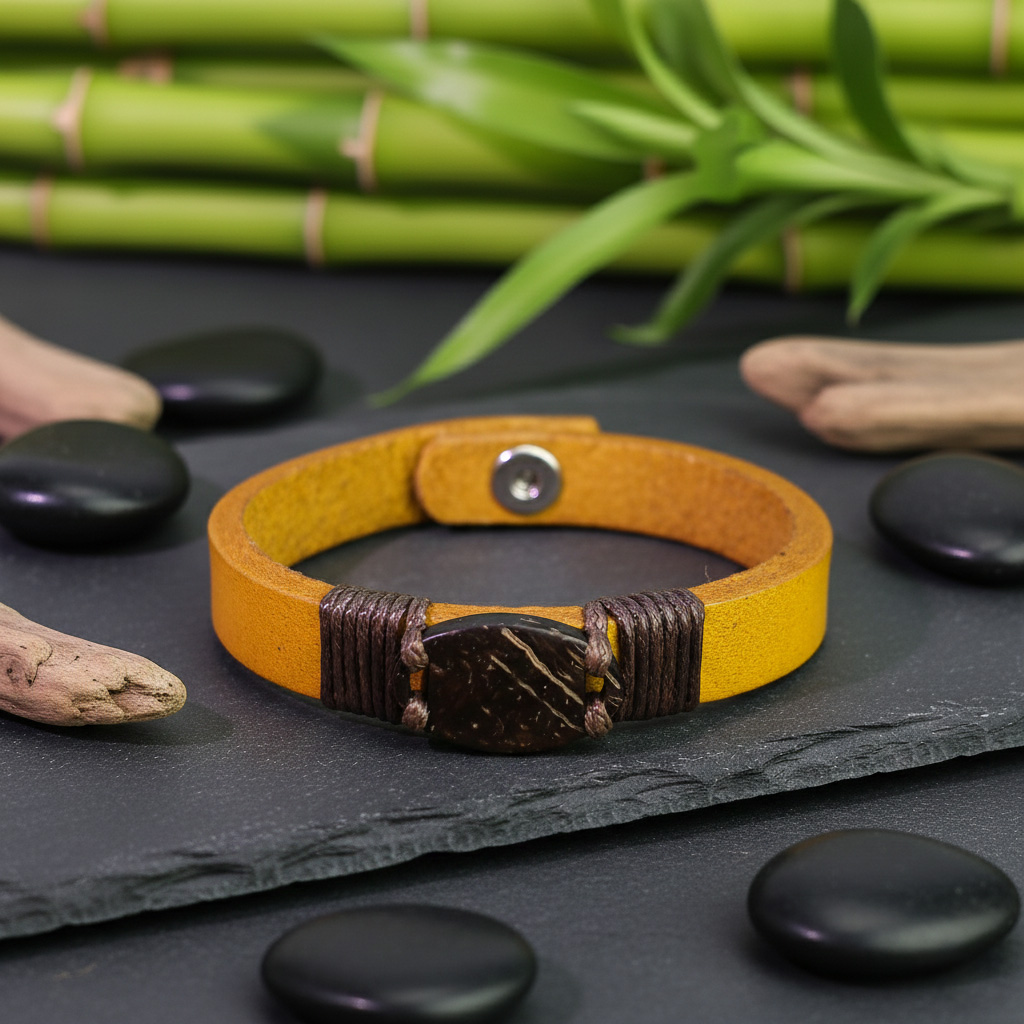 WiCard Mustard Heritage NFC Bracelet
