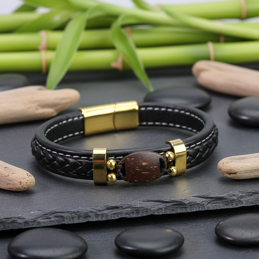 WiCard Black Royal Gold NFC Bracelet