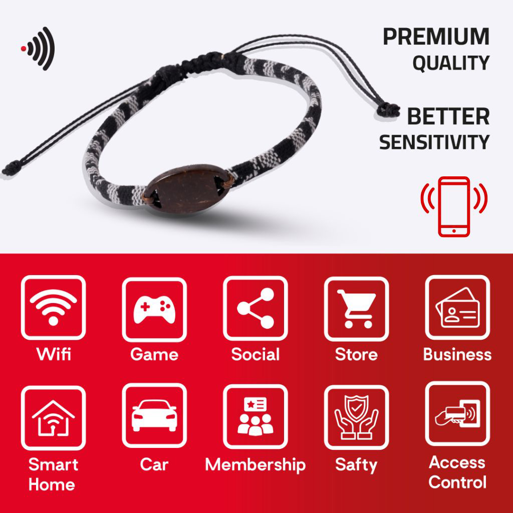 WiCard Mono Wrap NFC Bracelet