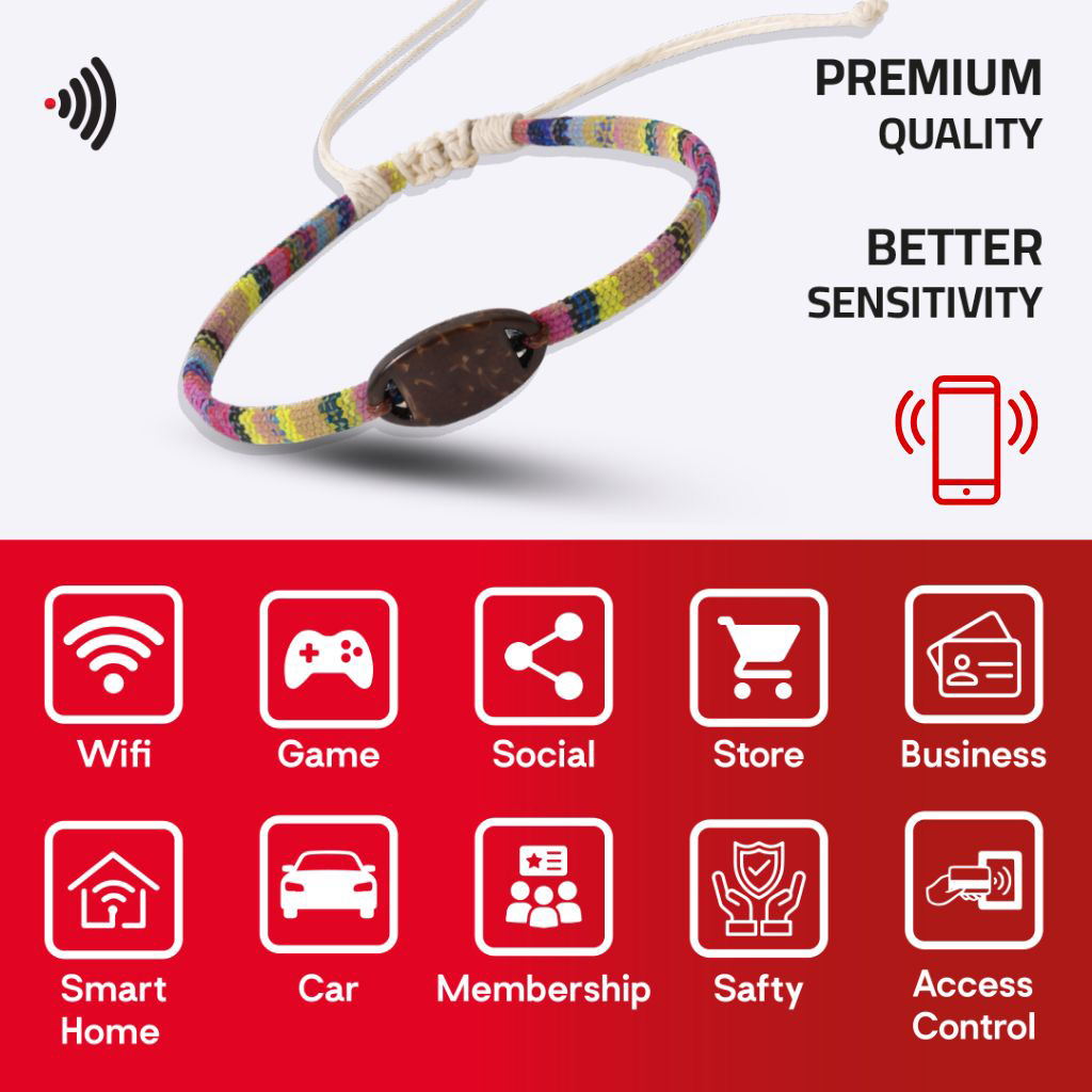 WiCard Earth Thread NFC Bracelet