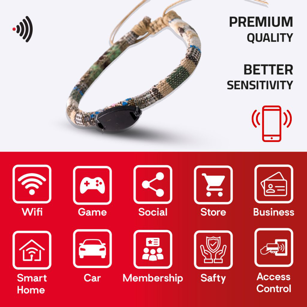 WiCard Desert Camo NFC Bracelet