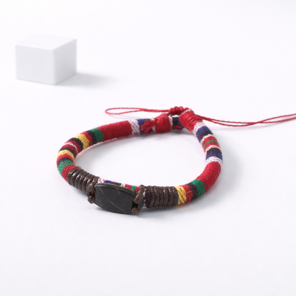 WiCard Red Urban Stripe NFC Bracelet