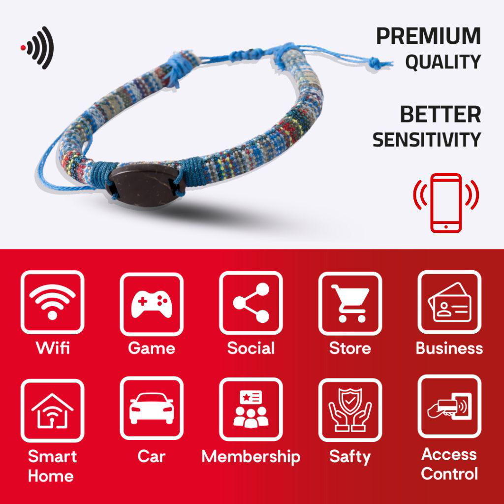 WiCard Blue Horizon NFC Bracelet