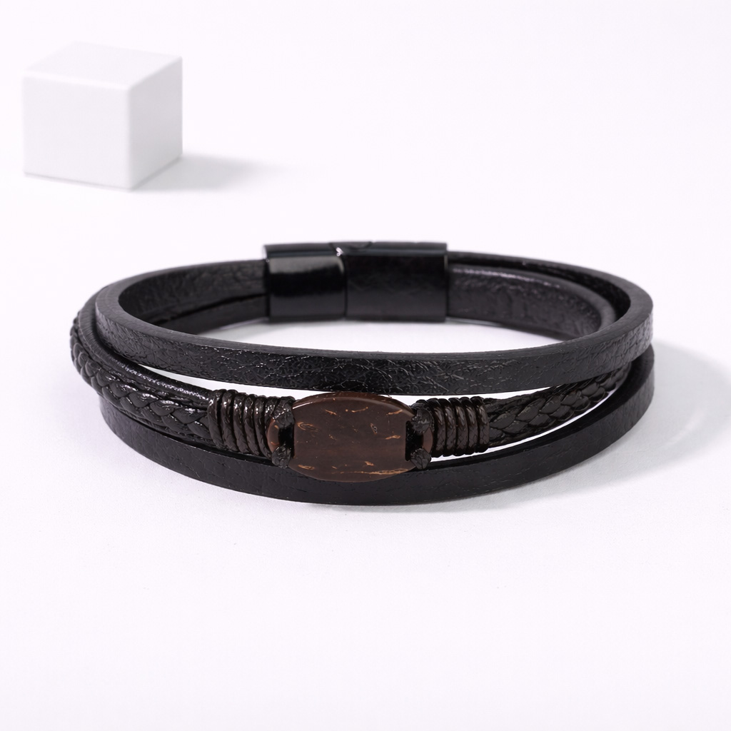 WiCard Executive Black Dual NFC Bracelet