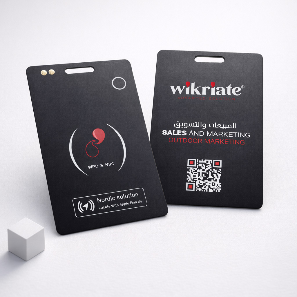WiCard Obsidian Smart NFC Card (Black)