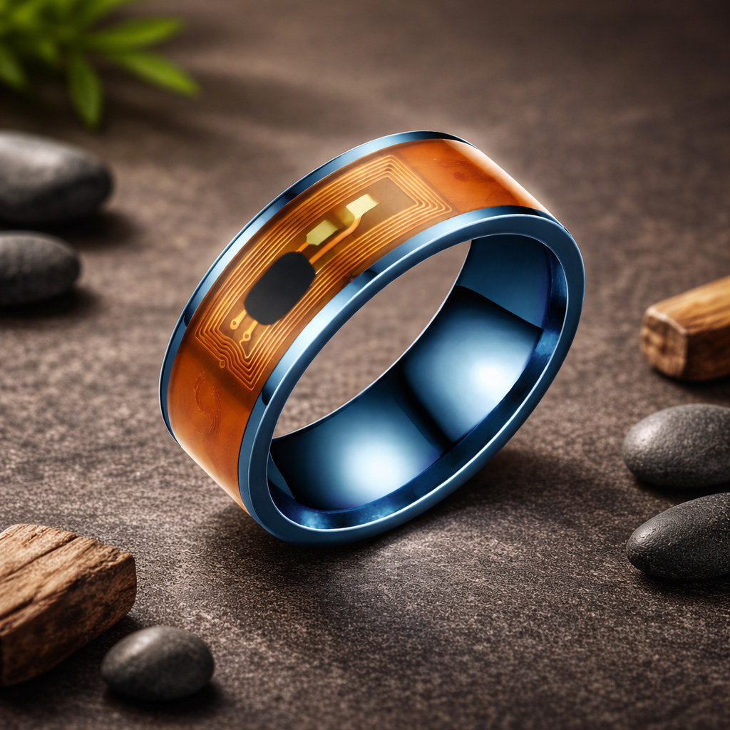 WiCard Cyber Blue NFC Ring