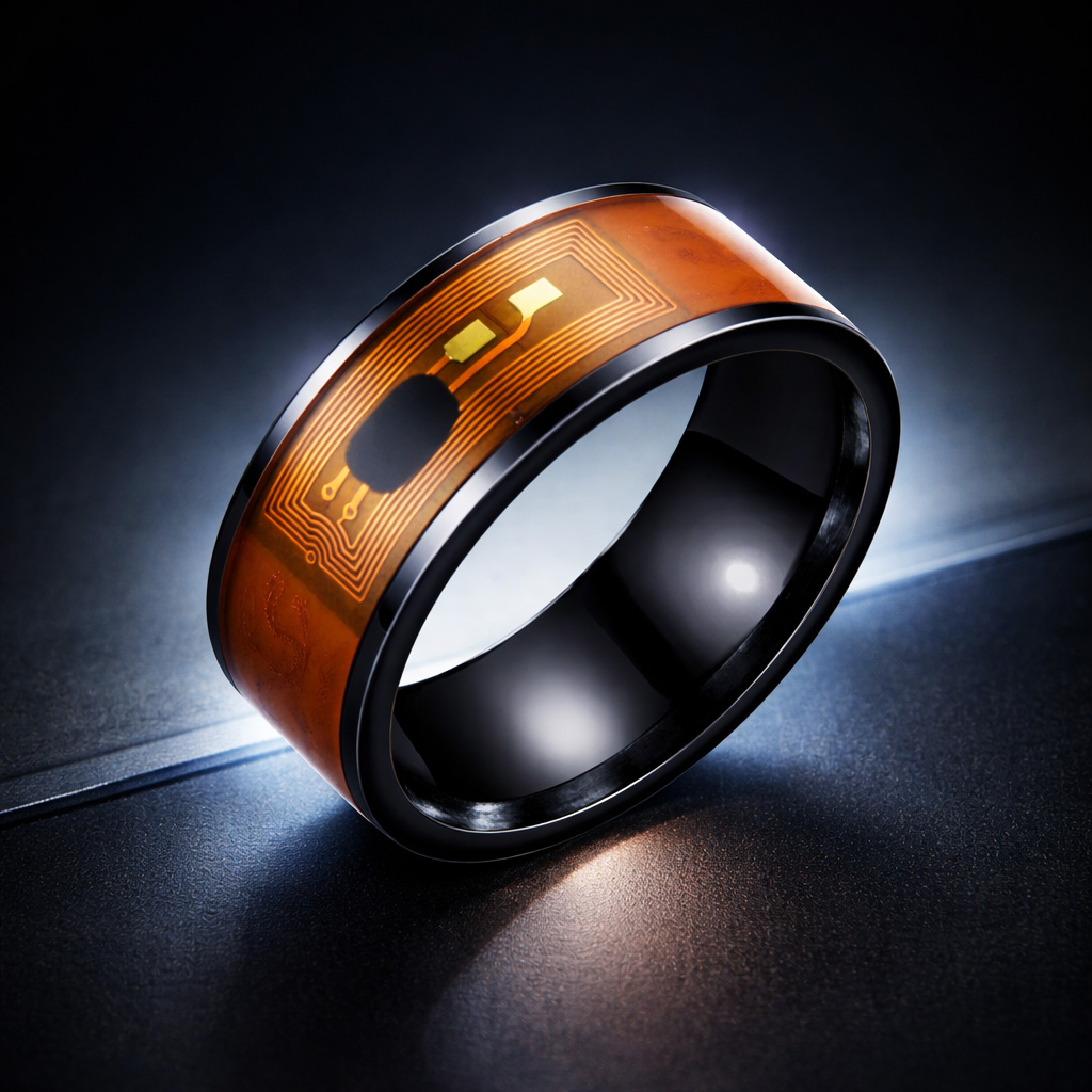 WiCard Cyber Black NFC Ring