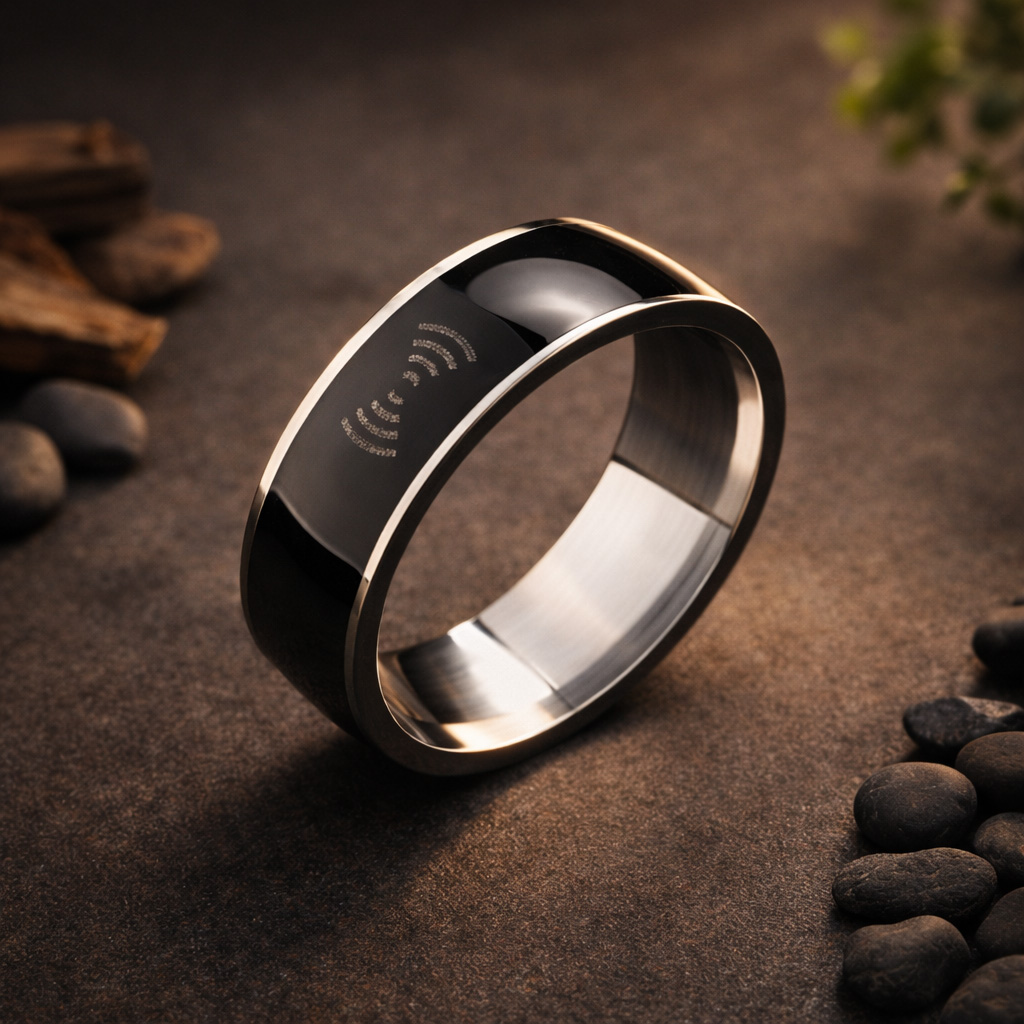 WiCard Shadow Black NFC Ring